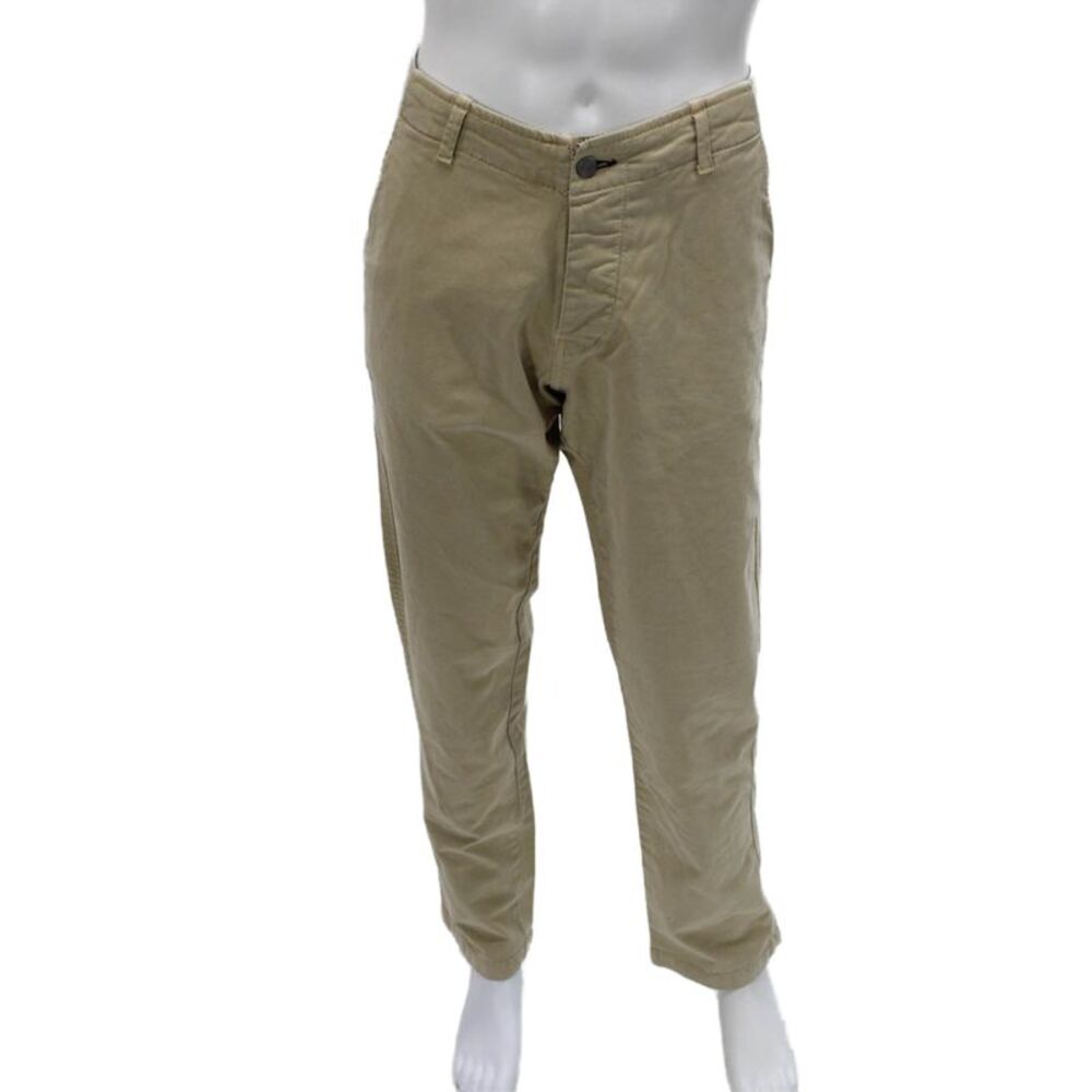 NN07 Mens Chinos Beige Cotton Lycra Button Closure Size 36